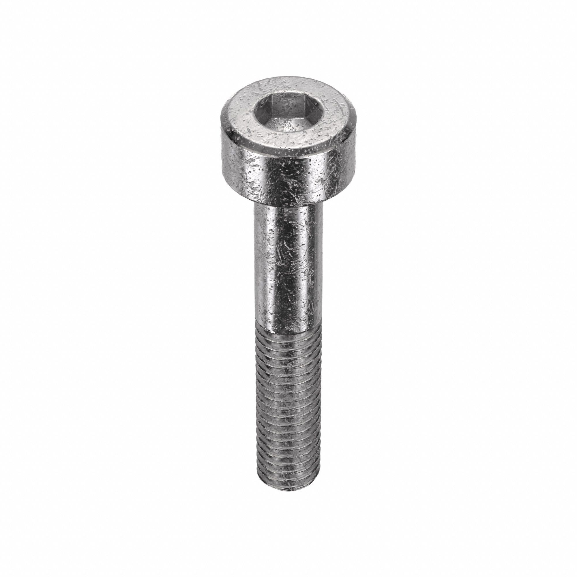 Socket Head Cap Screw: M3x0.50 Thread Size, 10 mm Lg, Std, Plain, Stainless Steel, 18-8, 50 PK