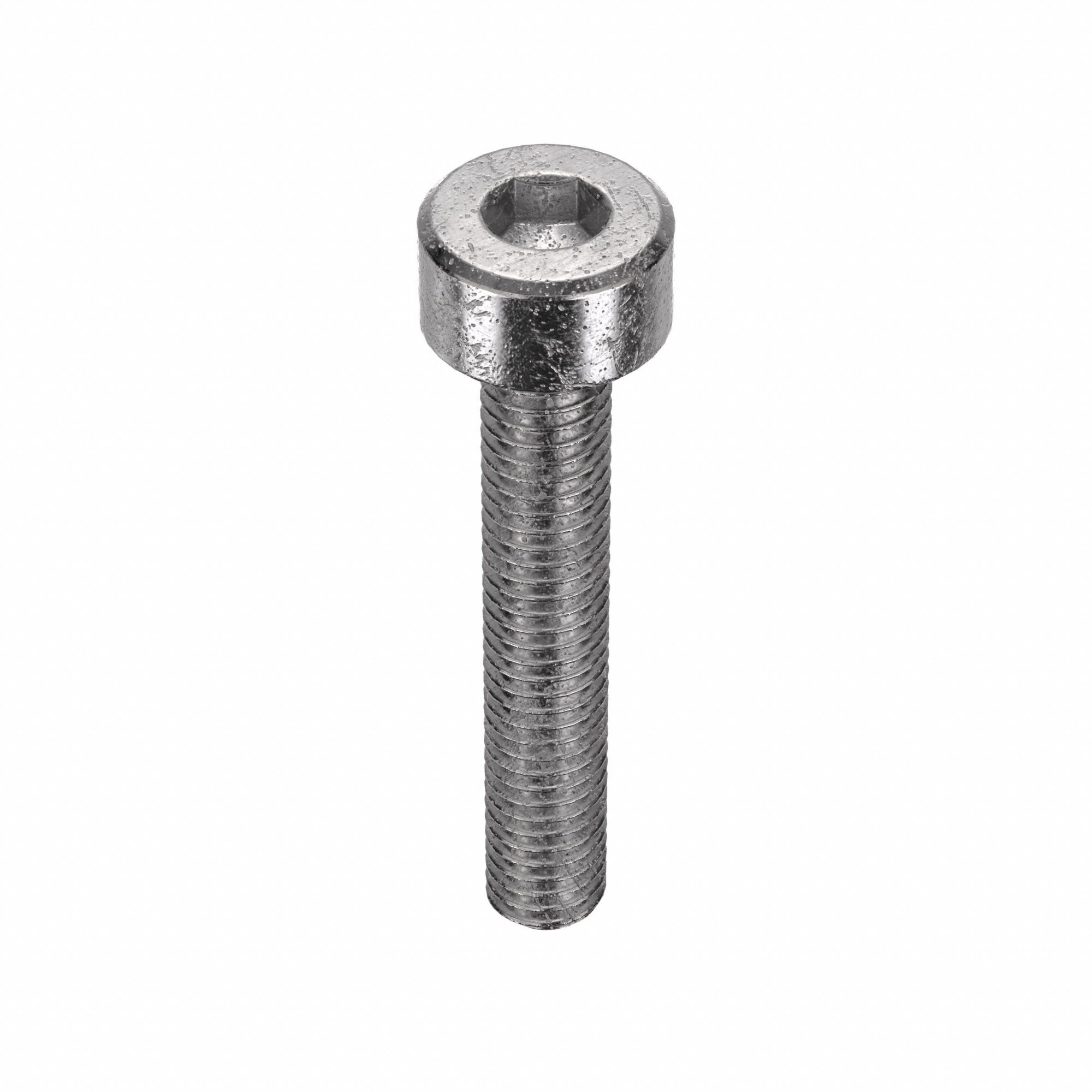 Socket Head Cap Screw: M3x0.50 Thread Size, 18 mm Lg, Std, Plain, Stainless Steel, 18-8, 50 PK