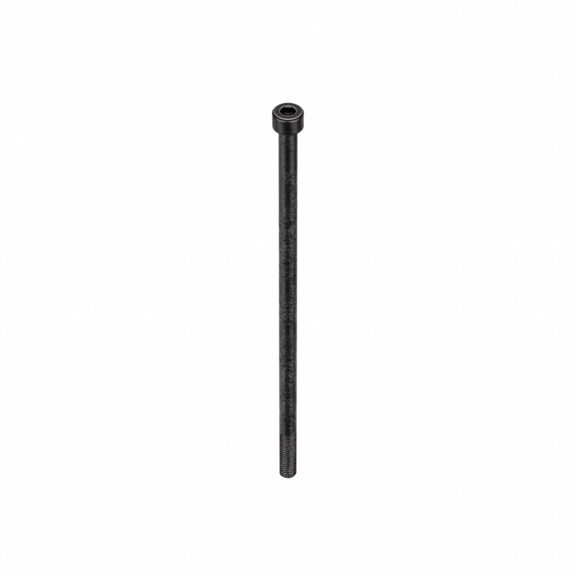 Socket Head Cap Screw: M8x1.25 Thread Size, 200 mm Lg, Std, Black Oxide, Alloy Steel, 25 PK