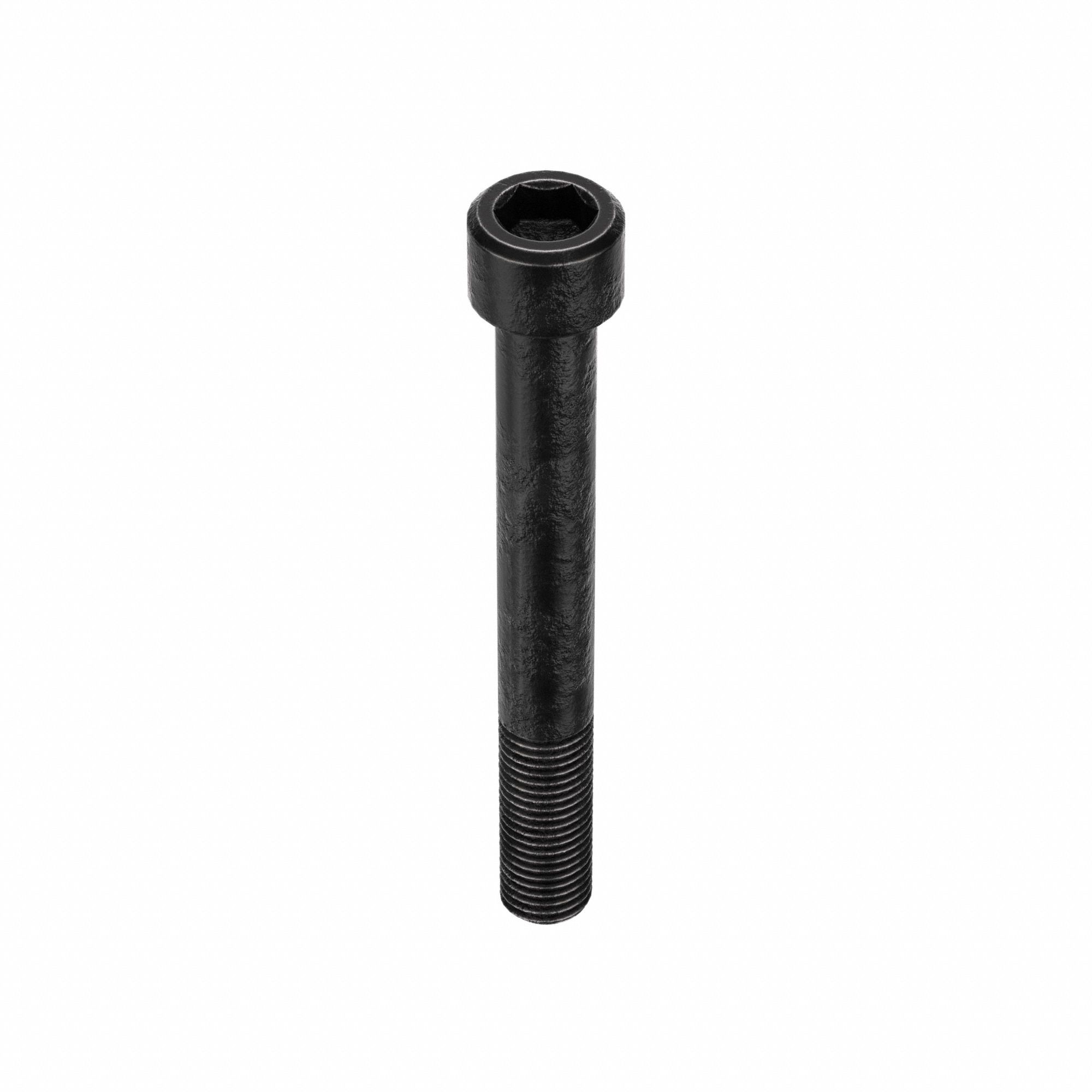 Socket Head Cap Screw: M16x2.00 Thread Size, 130 mm Lg, Std, Black Oxide, Alloy Steel, 10 PK