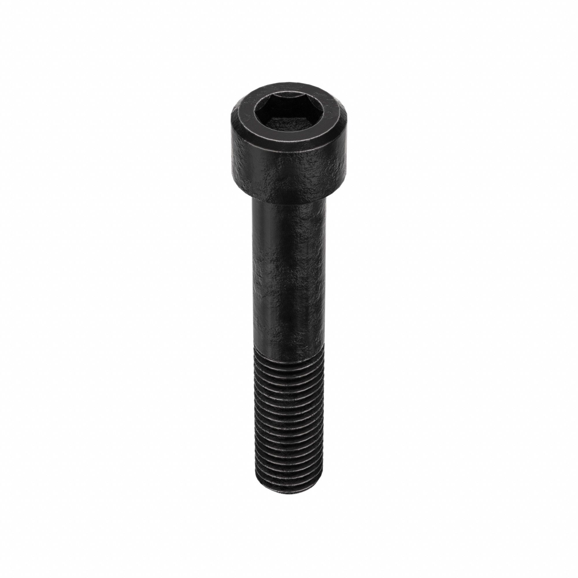 Socket Head Cap Screw: M18x2.50 Thread Size, 100 mm Lg, Std, Black Oxide, Alloy Steel, 10 PK