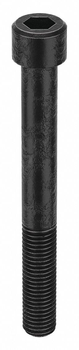 Socket Head Cap Screw: M18x2.50 Thread Size, 160 mm Lg, Std, Black Oxide, Alloy Steel, 10 PK