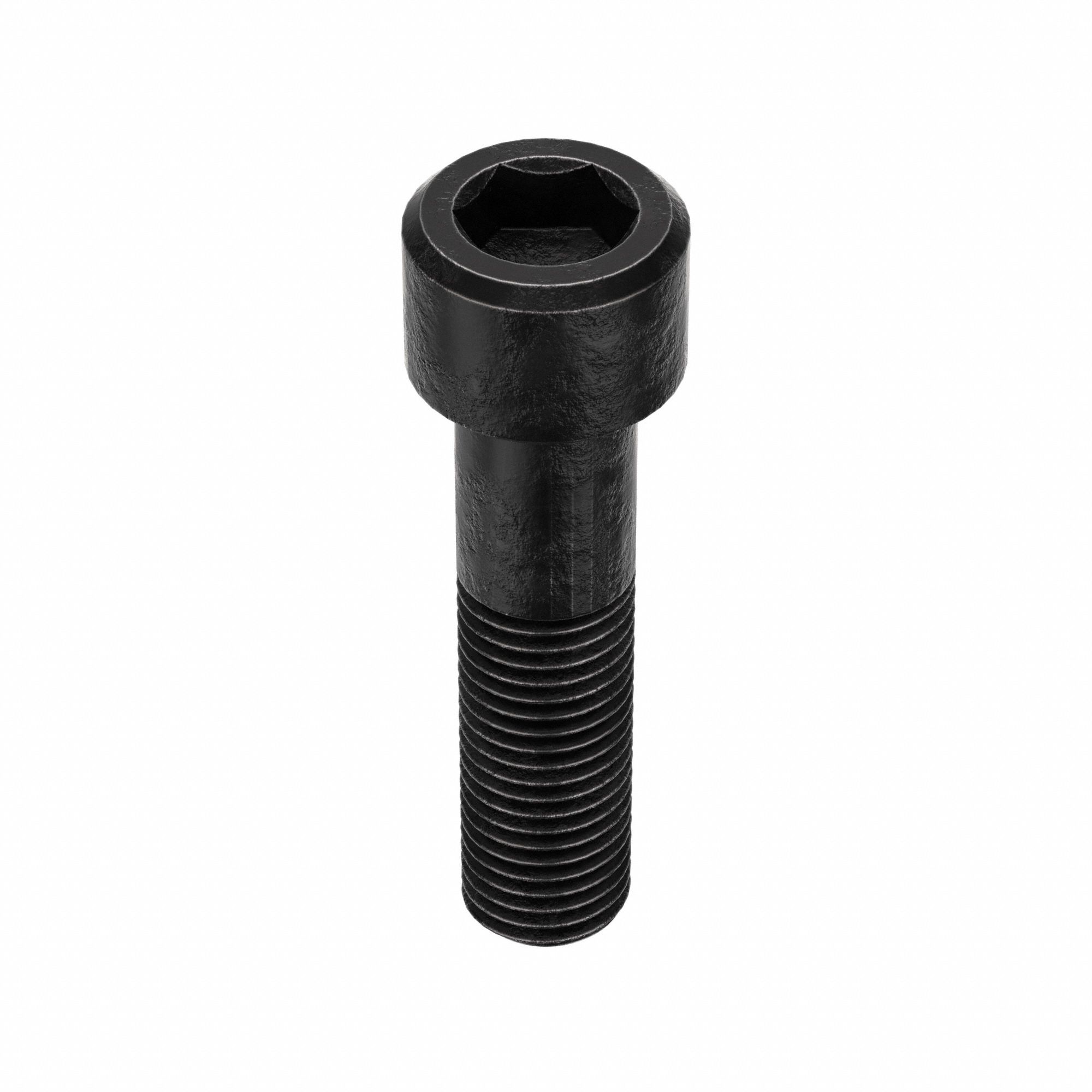 Socket Head Cap Screw: M20x2.50 Thread Size, 80 mm Lg, Std, Black Oxide, Alloy Steel, 10 PK