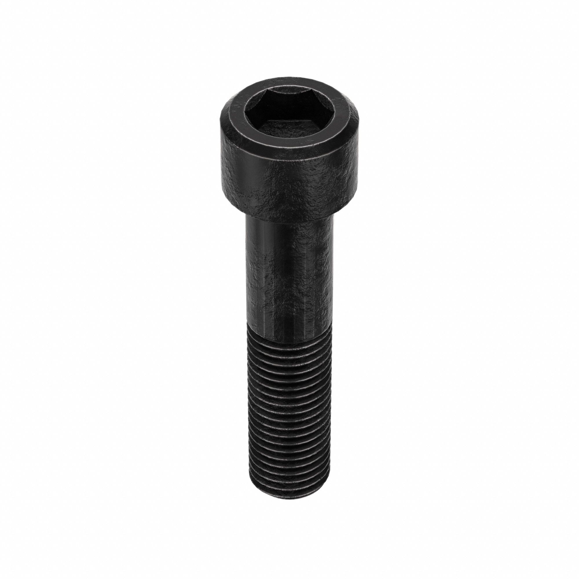 Socket Head Cap Screw: M20x2.50 Thread Size, 90 mm Lg, Std, Black Oxide, Alloy Steel, 10 PK