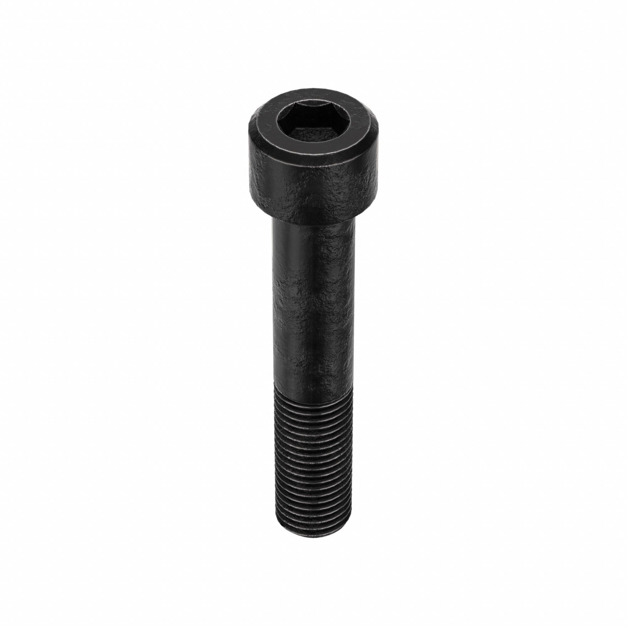 Socket Head Cap Screw: M30x3.50 Thread Size, 160 mm Lg, Std, Black Oxide, Alloy Steel, 5 PK