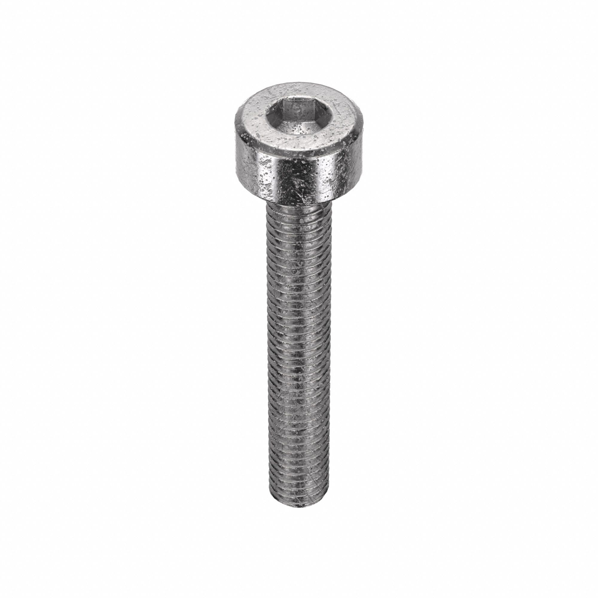 Socket Head Cap Screw: M3x0.50 Thread Size, 20 mm Lg, Std, Plain, Stainless Steel, 18-8, 50 PK
