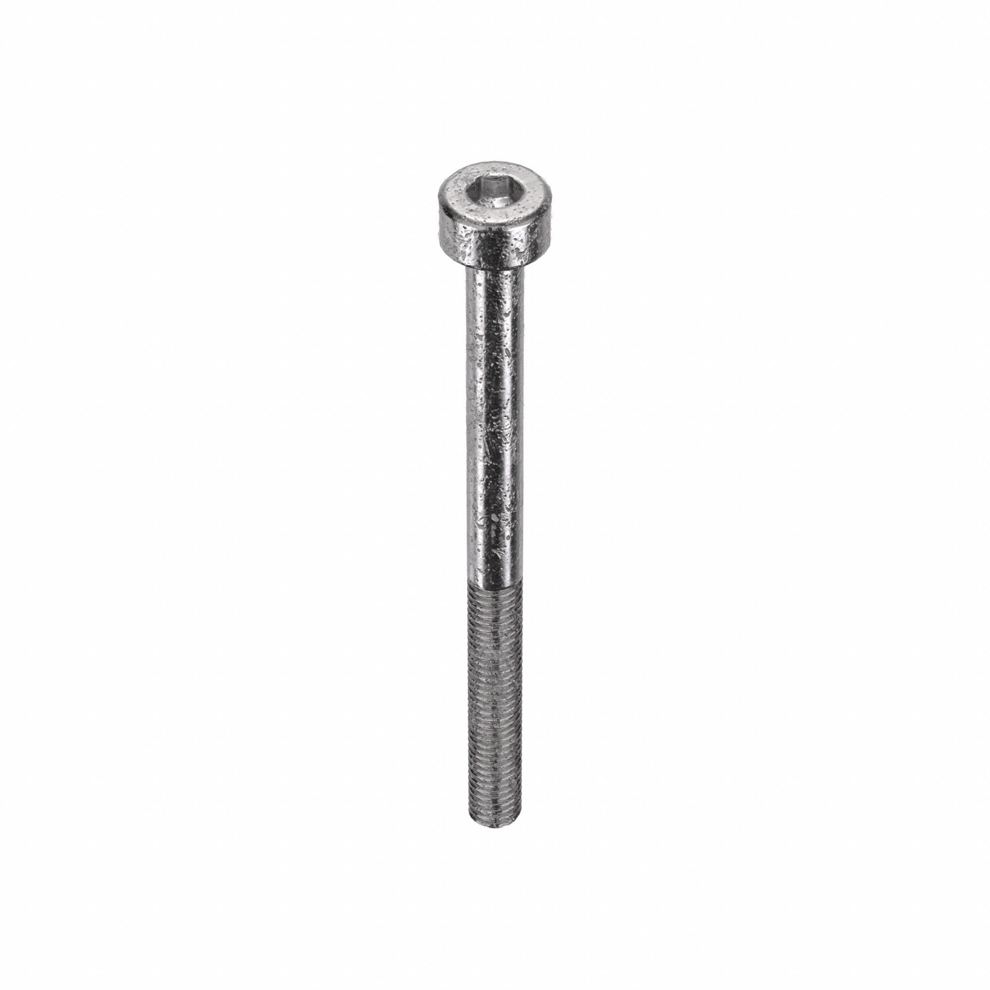Socket Head Cap Screw: M3x0.50 Thread Size, 40 mm Lg, Std, Plain, Stainless Steel, 18-8, 50 PK