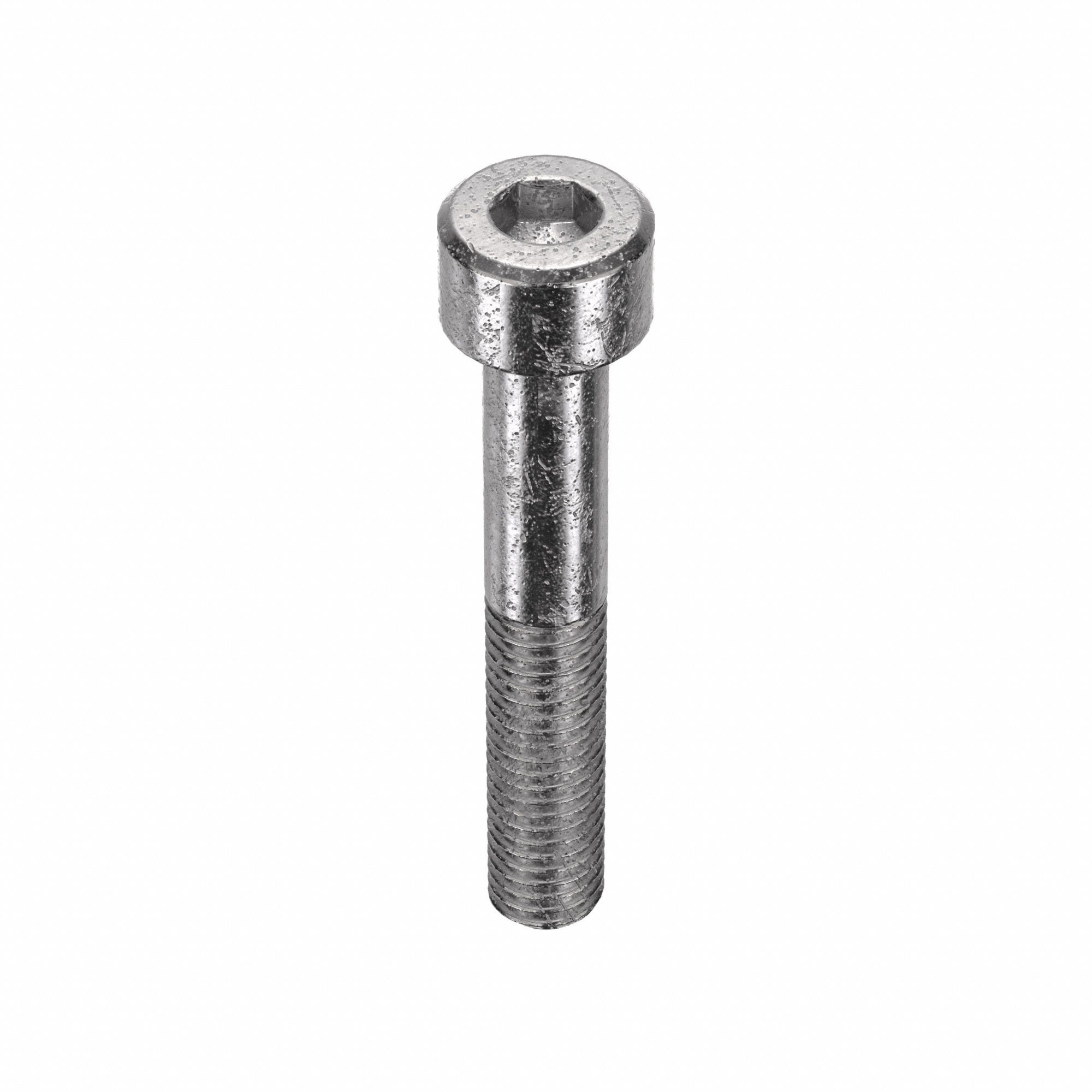 SOCKET HEAD CAP SCREW, M8-1.25 THREAD, 50MM L, STANDARD, PLAIN, 18-8 STAINLESS STEEL, 50 PK