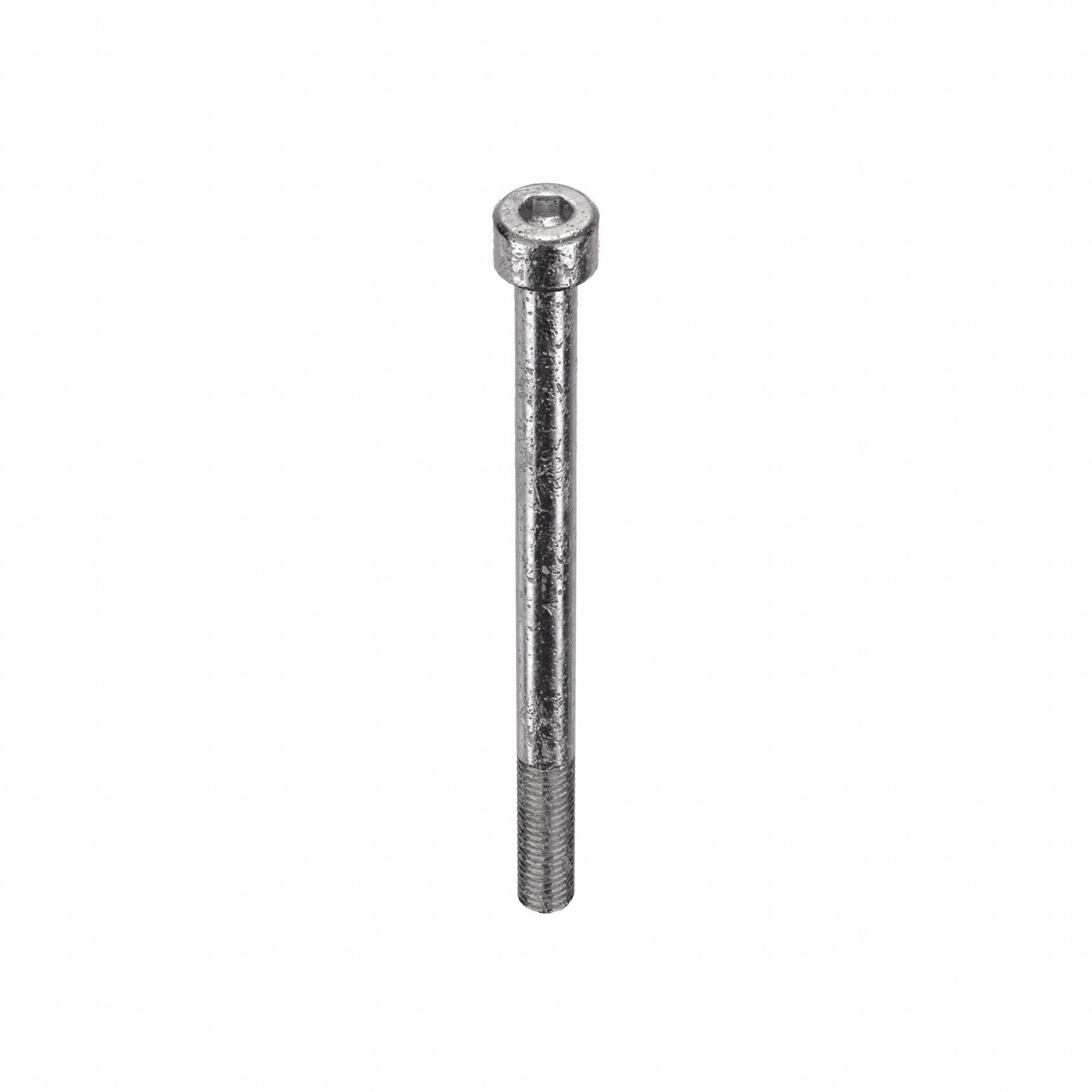 Socket Head Cap Screw: M8x1.25 Thread Size, 110 mm Lg, Std, Plain, Stainless Steel, 18-8, 25 PK