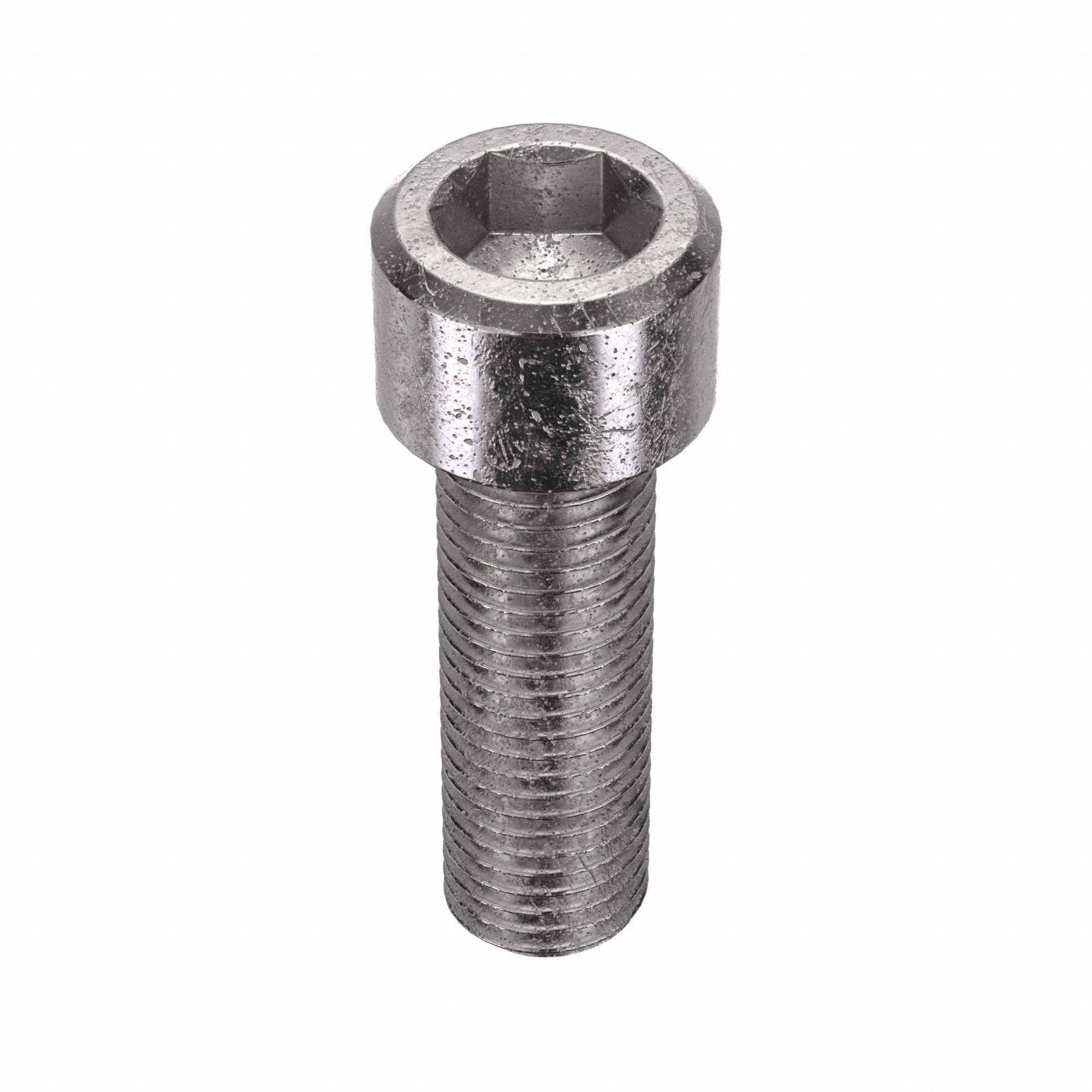 Socket Head Cap Screw: M16x2.00 Thread Size, 50 mm Lg, Std, Plain, Stainless Steel, 18-8, 10 PK