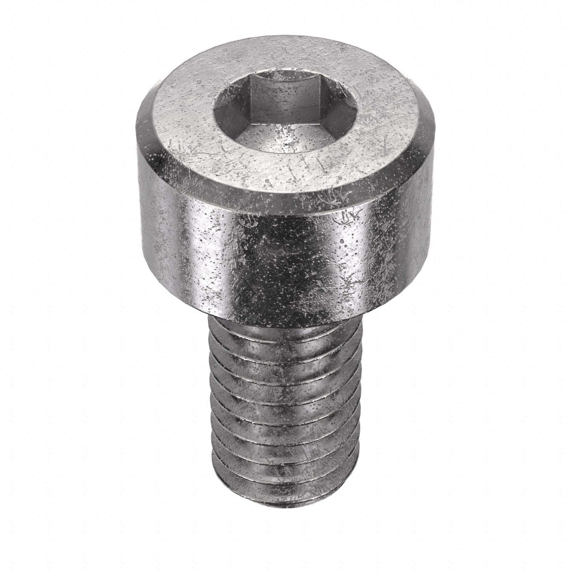 Socket Head Cap Screw: M4x0.70 Thread Size, 8 mm Lg, Std, Plain, Stainless Steel, 316, 50 PK
