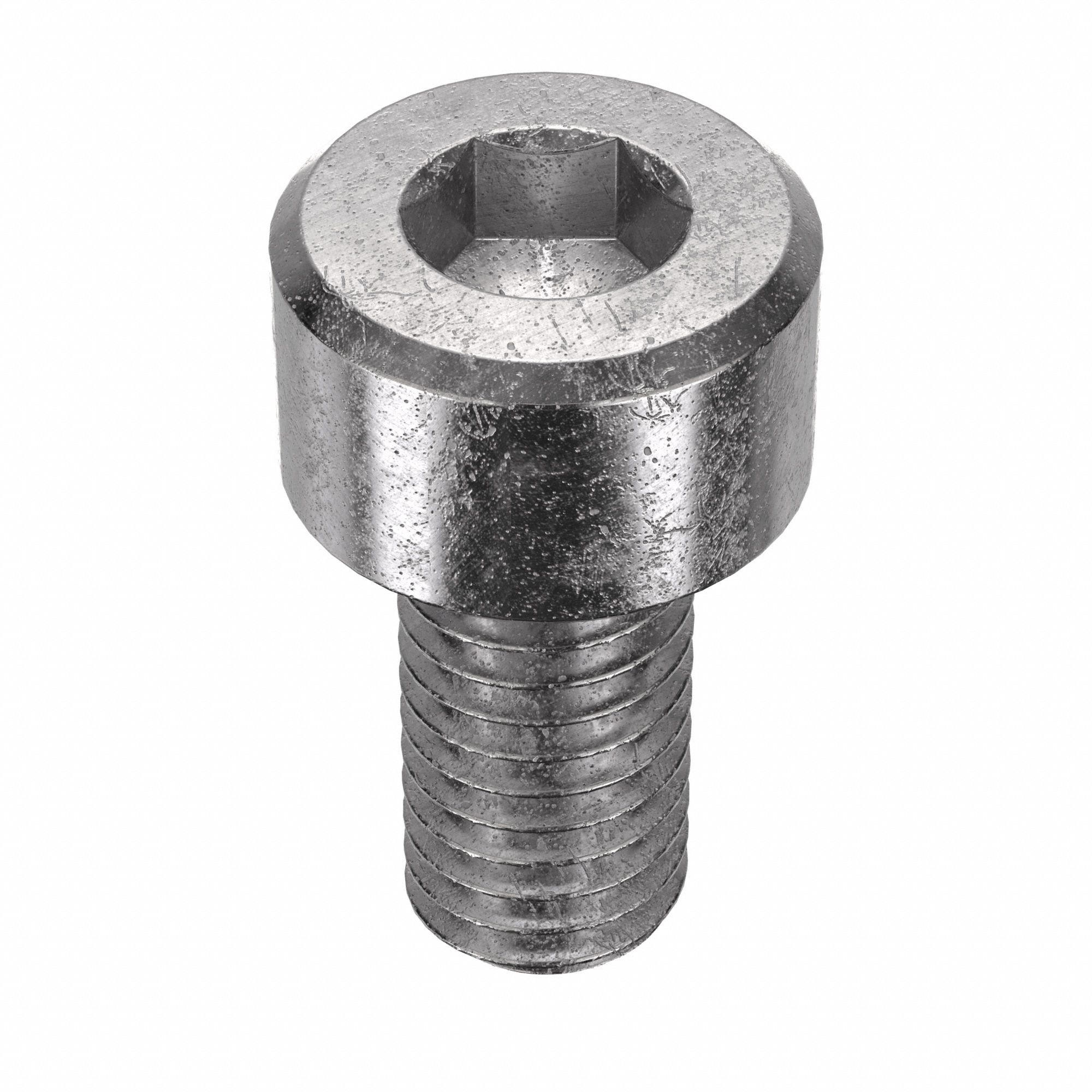Socket Head Cap Screw: M5x0.80 Thread Size, 10 mm Lg, Std, Plain, Stainless Steel, 316, 50 PK