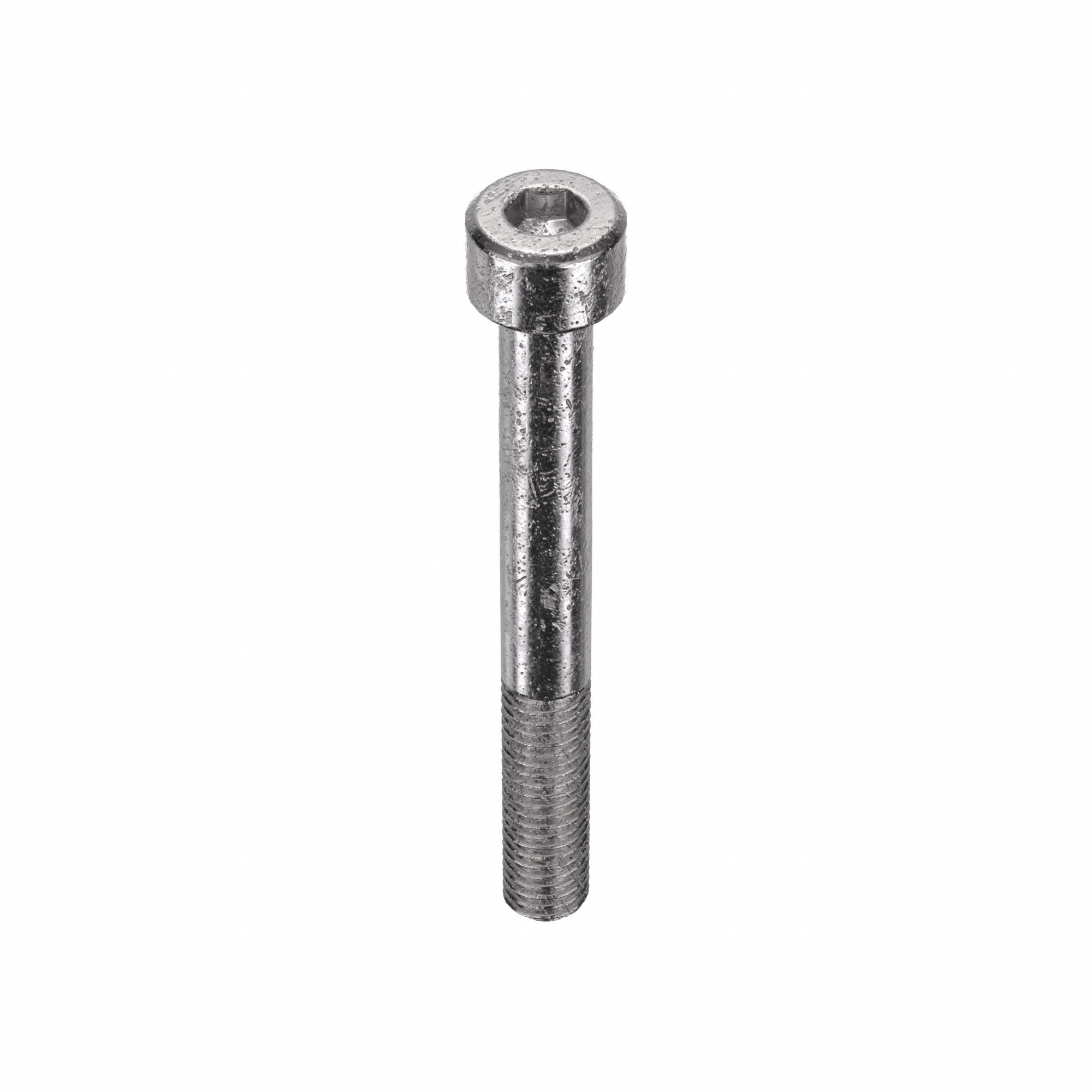 Socket Head Cap Screw: M8x1.25 Thread Size, 70 mm Lg, Std, Plain, Stainless Steel, 316, 50 PK