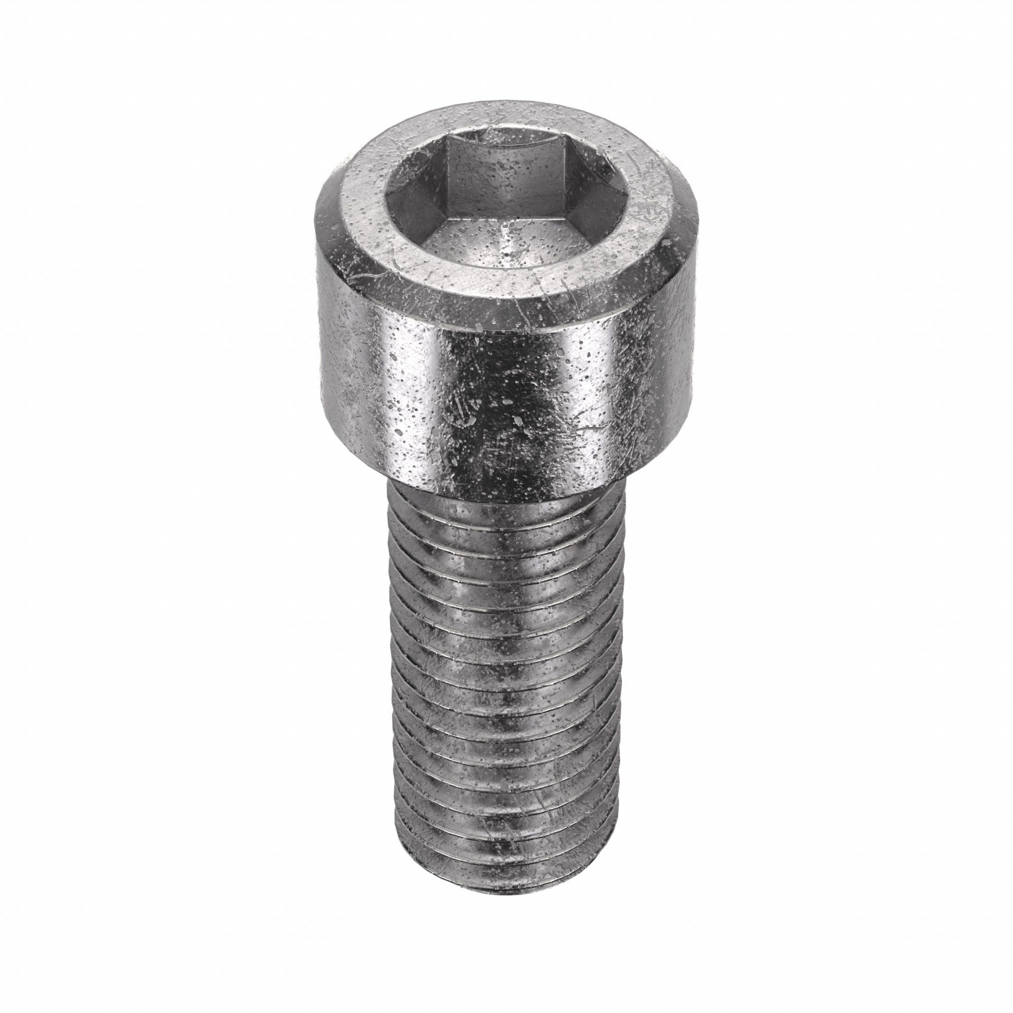 Socket Head Cap Screw: M12x1.75 Thread Size, 30 mm Lg, Std, Plain, Stainless Steel, 316, 25 PK