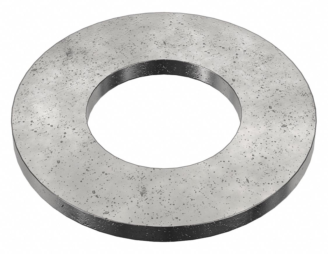 SAE Washer: Case Hardened, Black Oxide, Steel, 7/16 in Screw Sz, 0.469 in In Dia, 50 PK