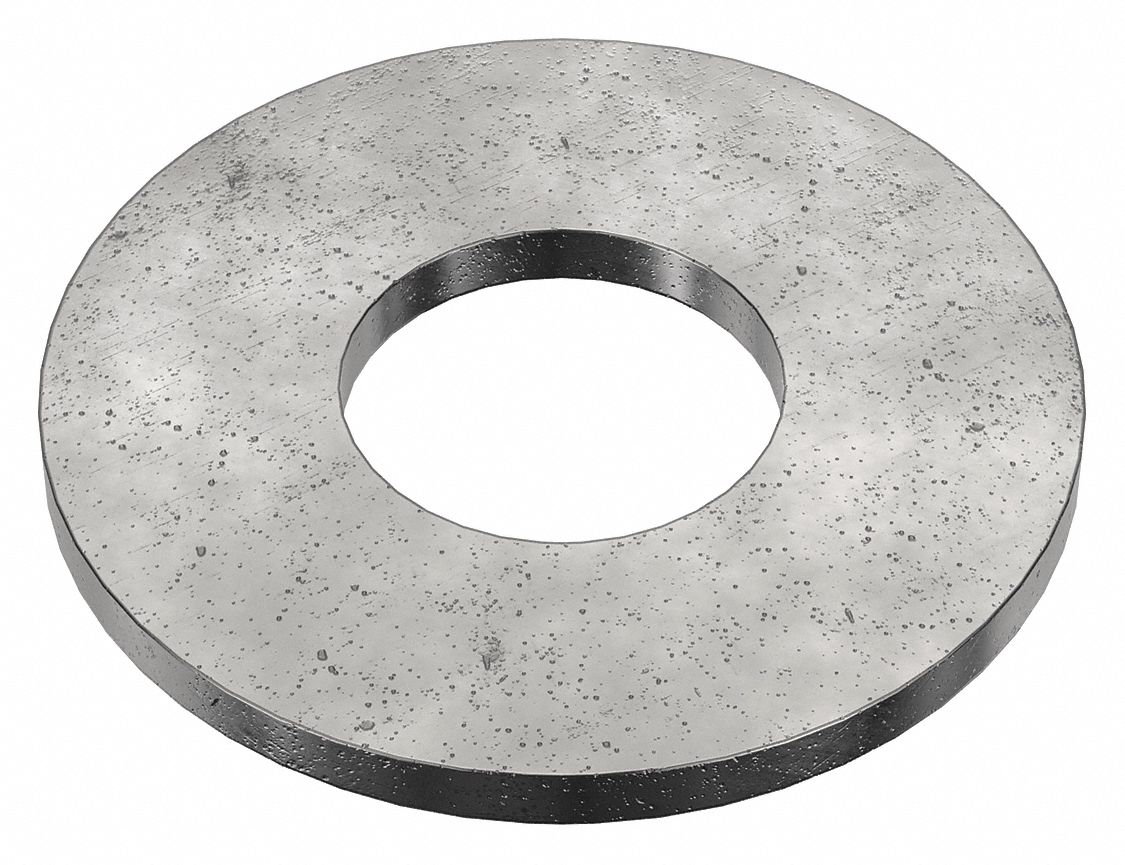 RONDELLE PLATE, P/VIS 1PO, ACIER, OXYDE NOIR, DI 1,063PO, 5 PQ