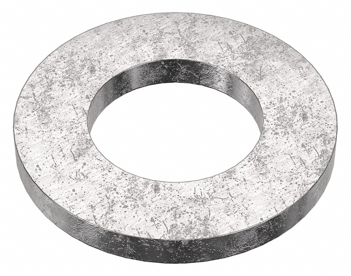 Flat Washer: 18-8, Stainless Steel, M12 Screw Sz, 13.27 mm In Dia, 24 mm Out Dia, 18-8, 25 PK