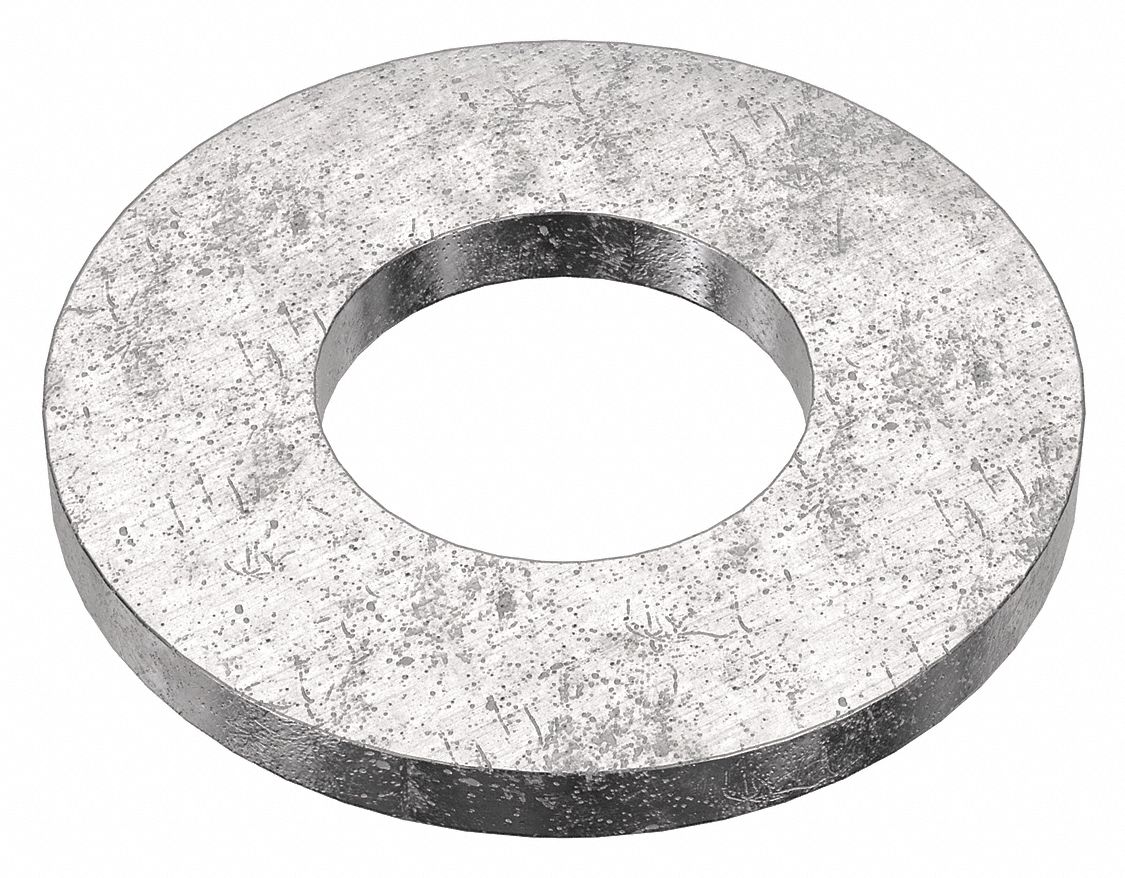 Flat Washer: Stainless Steel, M4 Screw Sz, 4.48 mm In Dia, 9 mm Out Dia, 0.9 mm Max Thick, 50 PK