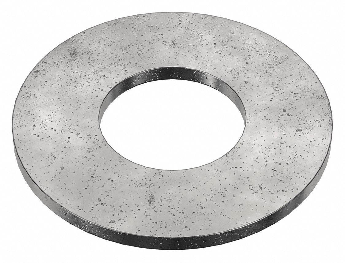 RONDELLE PLATE, P/VIS 1¼PO, ACIER, OXYDE NOIR, DI 1¼PO, 5 PQ