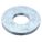 FENDER WASHER, FOR SCREW SIZE 5/16 IN, STEEL, ZINC PLATED, 0.344 IN ID, 100 PK