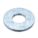 FENDER WASHER, FOR ⅜ IN SCREW, STEEL, ZINC PLATED, 0.406 IN ID, 100 PK