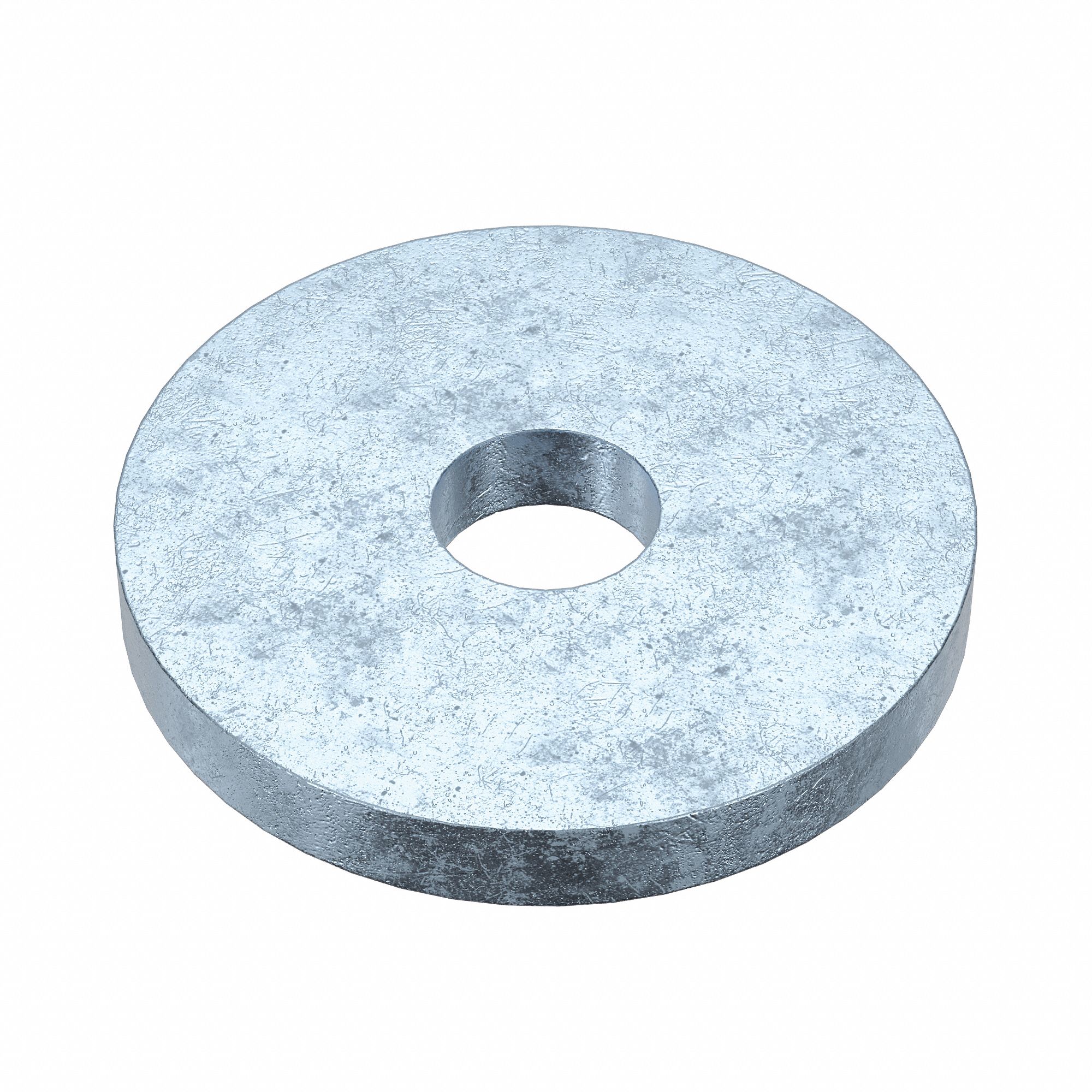 Flat Washer: Case Hardened, Zinc Plated, Steel, 1/2 in Screw Sz, 0.531 in In Dia, 50 PK