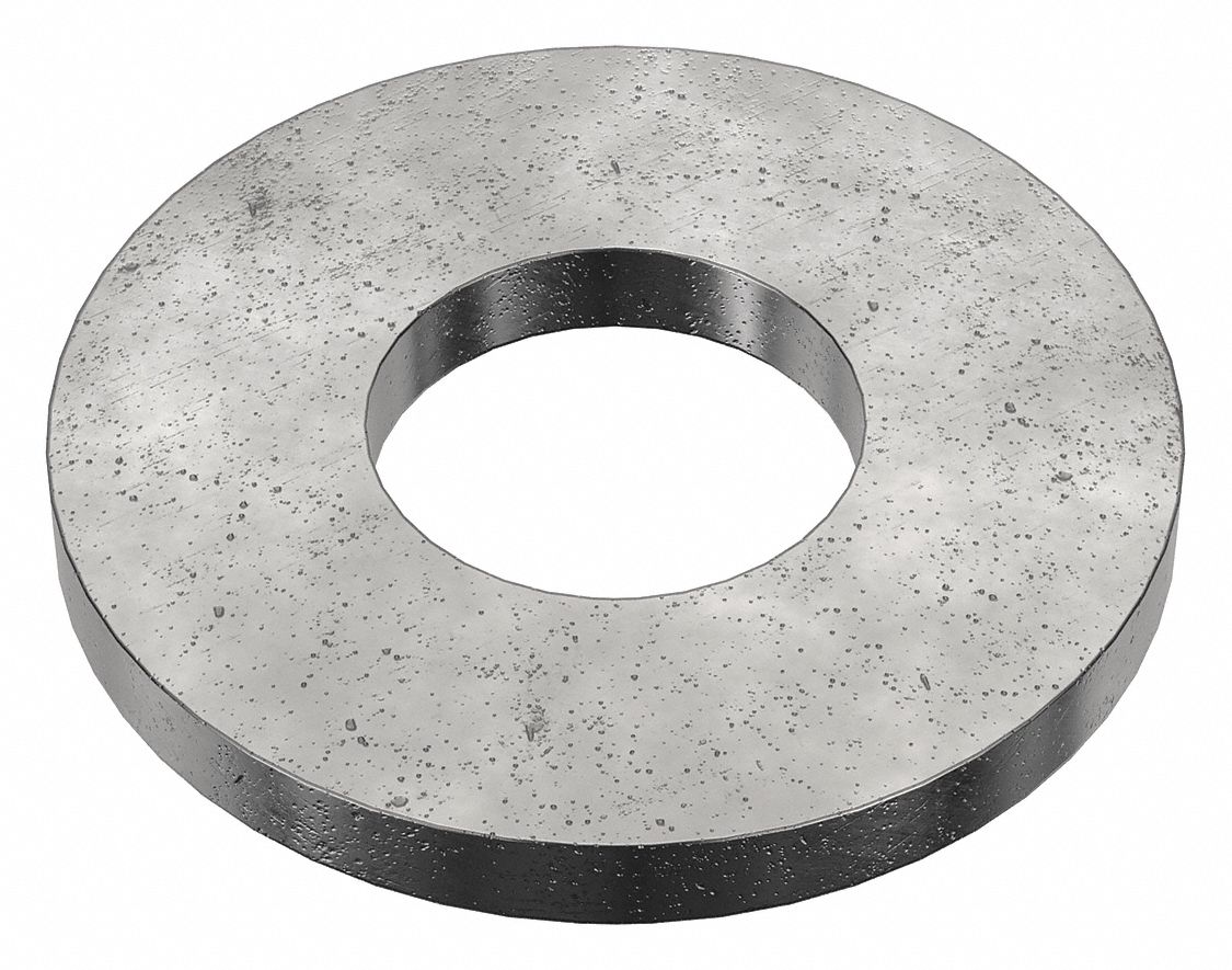 RONDELLE PLATE, P/VIS NO10, ACIER, CLASSE 8,8, OXYDE NOIR, DI 0,188PO, 100 PQ