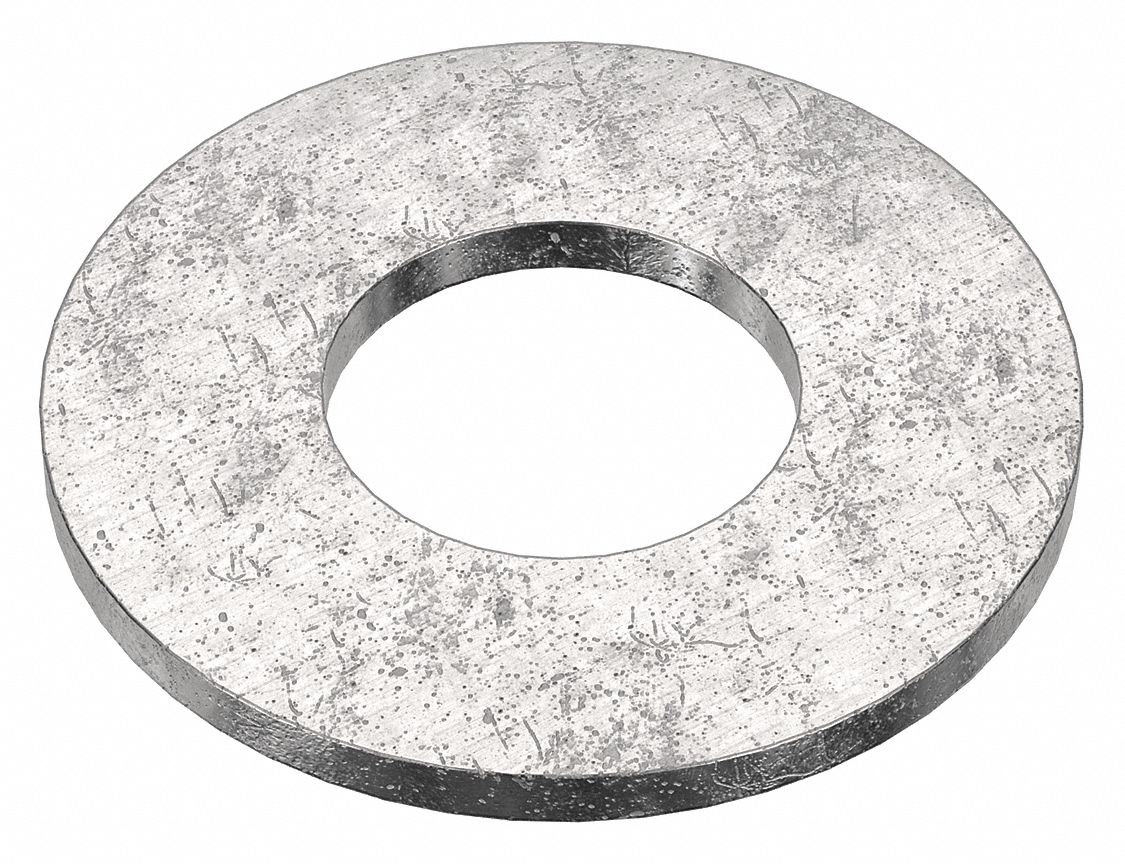 Flat Washer: 316, Stainless Steel, 5/16 in Screw Sz, 0.344 in In Dia, 3/4 in Out Dia, 316, 50 PK