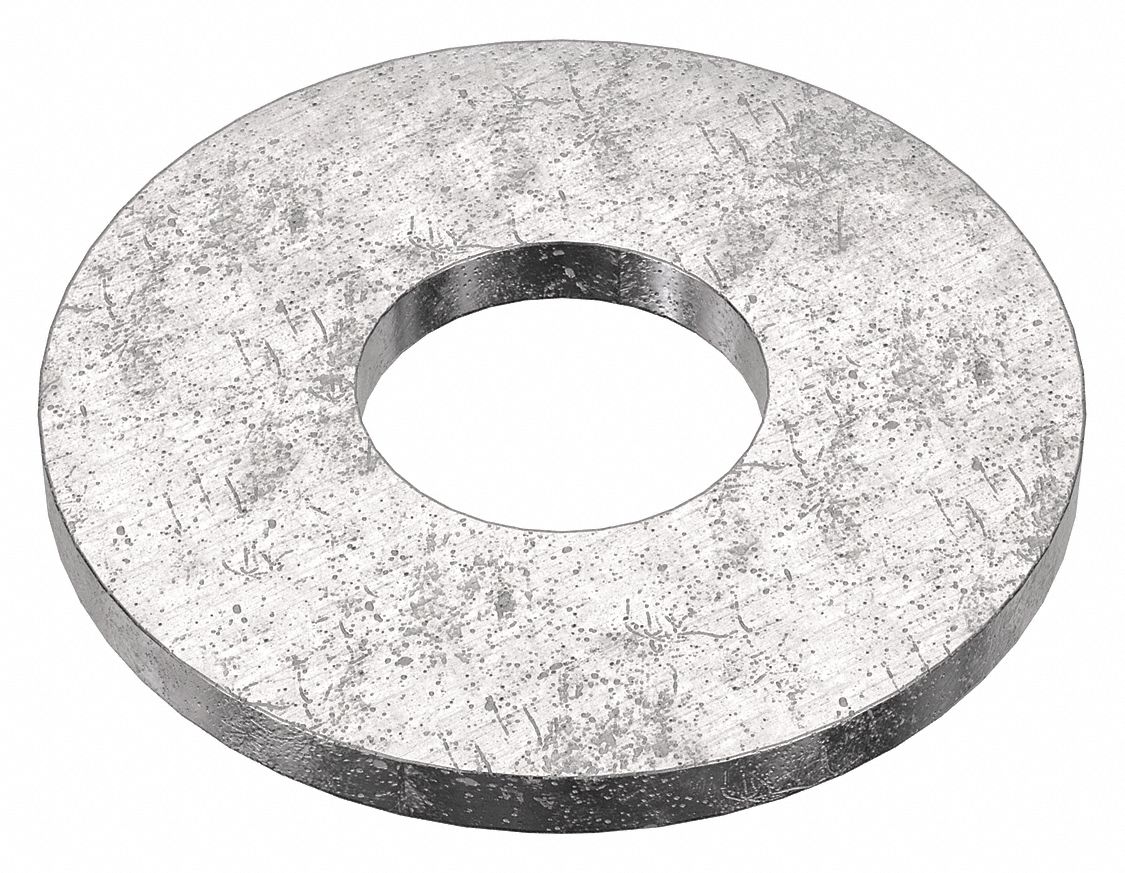 FLAT WASHER, FOR ⅝ IN SCREW, 316 STAINLESS STEEL, PLAIN FINISH, 0.688 IN ID, 25 PK