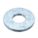 FLAT WASHER, FOR ¼ IN SCREW, STEEL, ZINC PLATED, 0.281 IN INSIDE DIAMETER, 100 PK