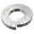 SPLIT LOCK WASHER, FOR #2 SCREW, STAINLESS STEEL, PLAIN FINISH, 0.088 IN ID, 50 PK