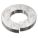 SPLIT LOCK WASHER, FOR SCREW SIZE #3, STAINLESS STEEL, PLAIN FINISH, 0.101 IN ID, 50 PK