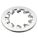 RONDELLE FREIN,P/VIS ⅜PO,DENTURE INTERNE,AI,ORDINAIRE,316,50PQ