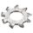 RONDELLE FREIN,P/VIS NO 6,DENTURE EXTERNE,AI,ORDINAIRE,410,50PQ