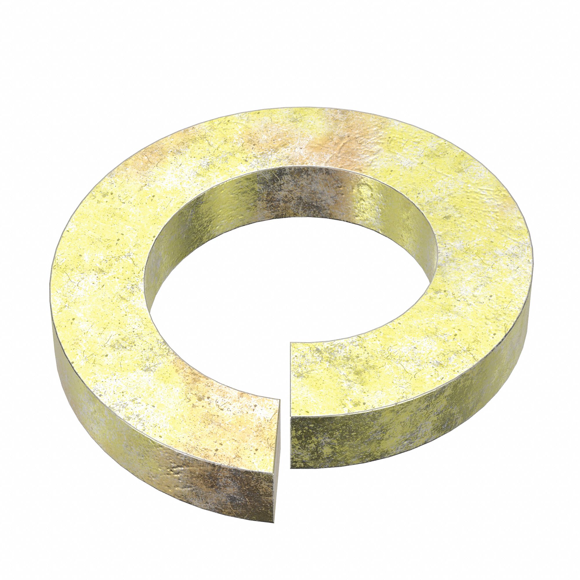 RONDELLE RESSORT,P/VIS 1⅛PO,ACIER,ZINC JAUNE,ÉP MAX 0,281PO,5PQ