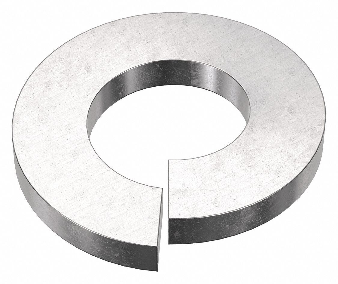 Split Lock Washer: 18-8, Stainless Steel, M2.6 Screw Sz, 2.7 mm Max. Inside Dia, 18-8, 50 PK