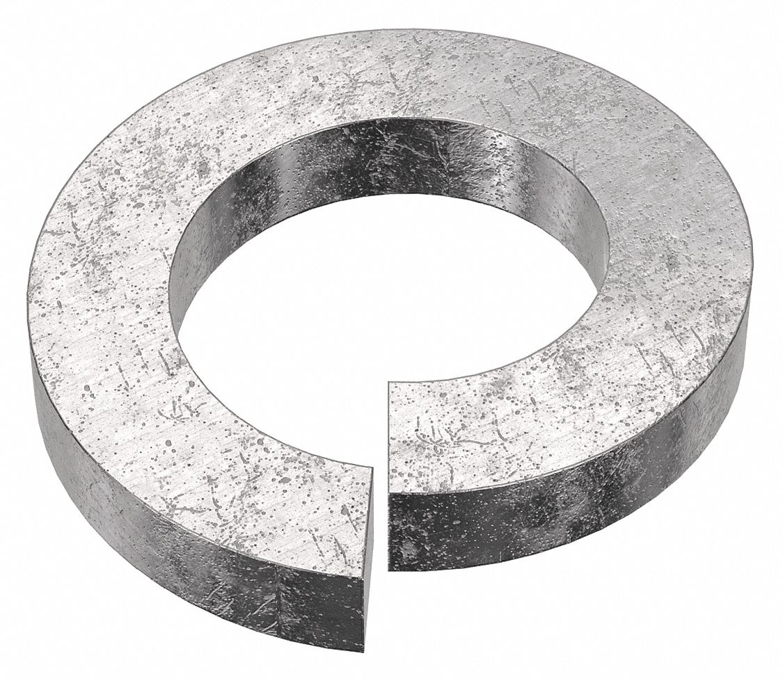 Split Lock Washer: 18-8, Stainless Steel, 1 in Screw Sz, 1 1/32 in Max. Inside Dia, 18-8, 5 PK