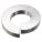 SPLIT LOCK WASHER, FOR M8 SCREW, SPLIT LOCK, STAINLESS STEEL, PLAIN FINISH, 8.1MM ID, 50 PK