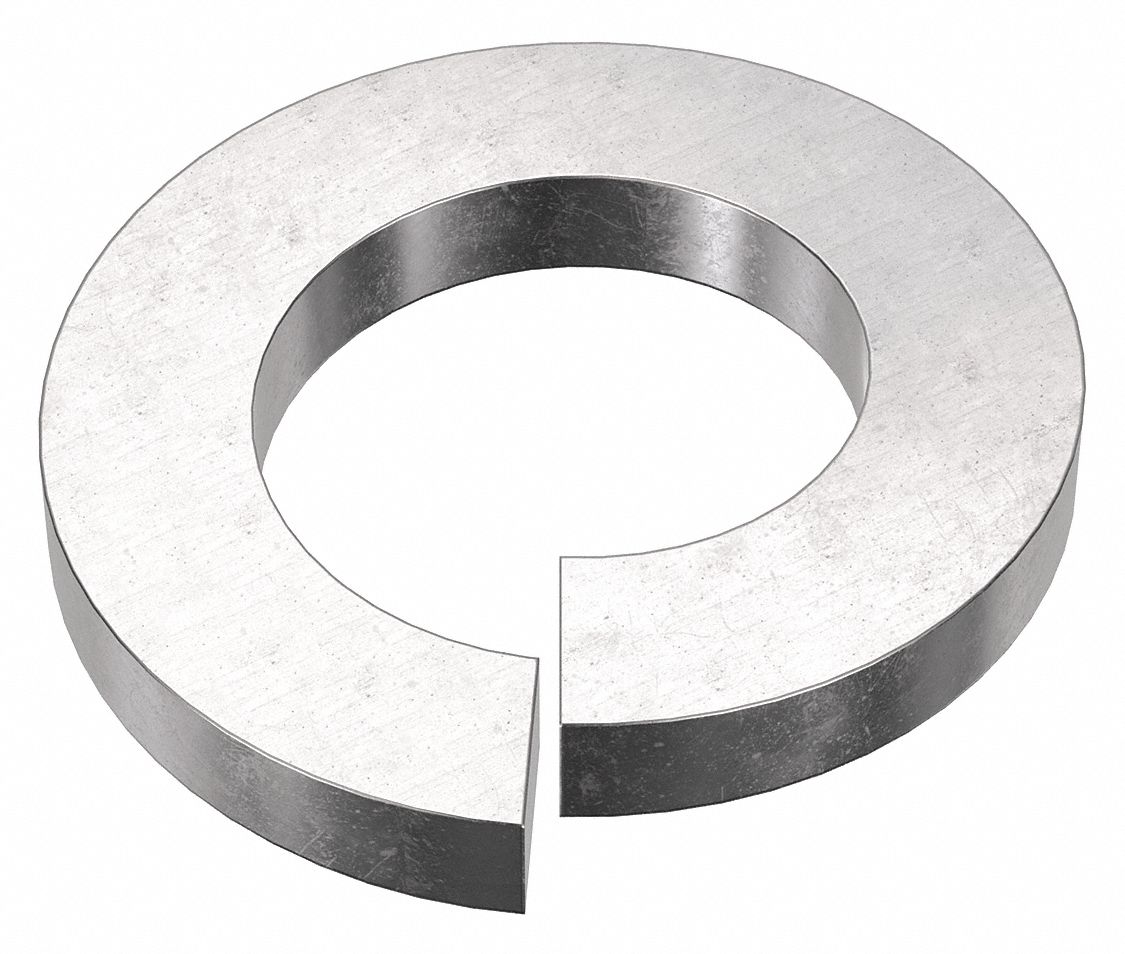 SPLIT LOCK WASHER, FOR SCREW SIZE M14, STAINLESS STEEL, PLAIN FINISH, 14.2MM ID, 25 PK