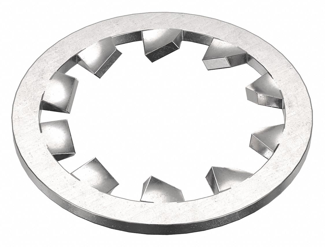 RONDELLE FREIN,P/VIS M12,DENTURE INTERNE,AI,ORDINAIRE,ÉP MAX 1MM,25PQ