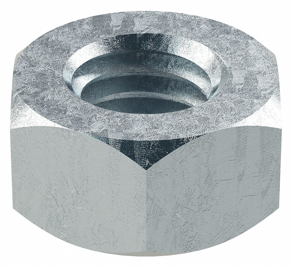 Hex Nut: Std Hex, M5x0.80 Thread, 8 mm Hex Wd, 4 mm Hex Ht, Steel, Class 8, Zinc-Plated, Std, 100 PK