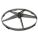 PEDESTAL BASE, 2LYW4 AND 22UK94/2LYW5/2LYW6, 30 IN BASE DIA, GREY, STAINLESS STEEL, 70828