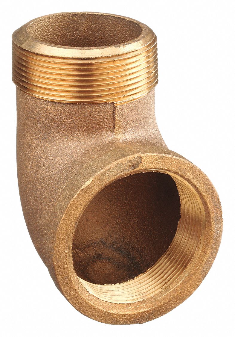 Threaded Elbow Fitting - 1-1/4 MPT X 1-1/2 Hose