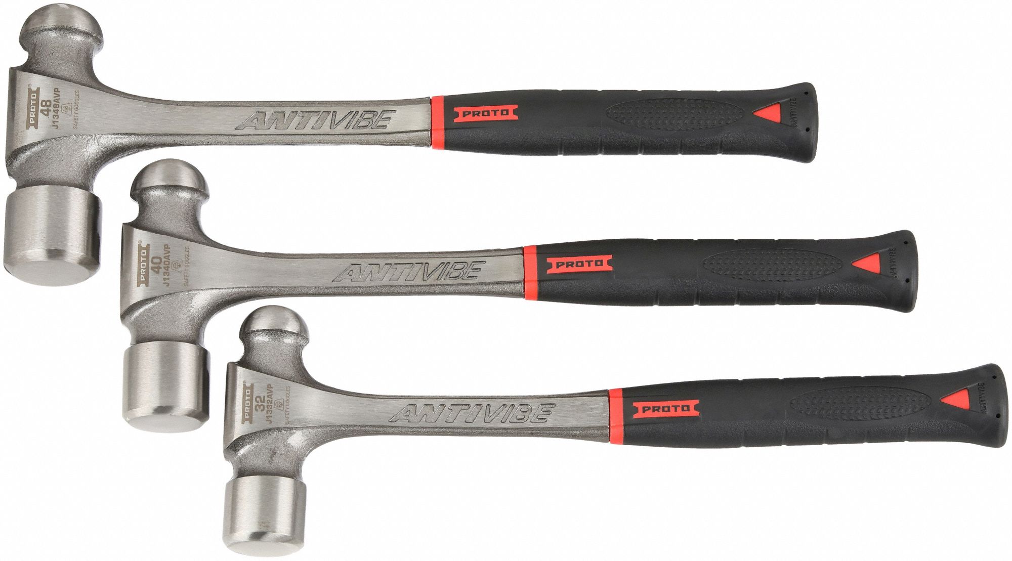 Steel, Steel, Ball Pein Hammer Set - 22UM33|J1303AVPS - Grainger