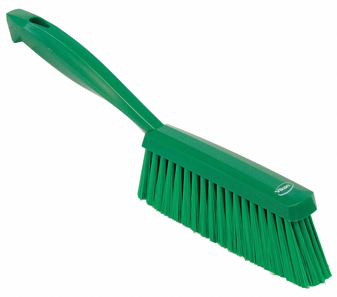 Vikan | Ultra-Slim Cleaning Brush with Long Handle Green