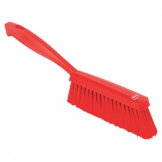 Vikan 45874 Bench Brush- Soft, Red