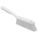 BENCH BRUSH, SOFT, POLYESTER BRISTLE, 6¾ IN HANDLE L, 7 IN BRUSH L, WHITE