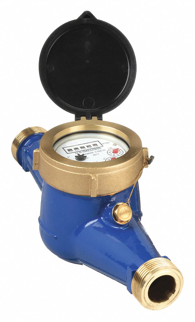 FLOWMETER,50 GPM,150 PSI,1 IN