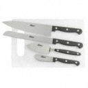 Various Breakroom Knife Set, Black