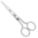 SCISSORS, AMBIDEXTROUS, 5 IN OVERALL L, STRAIGHT, STEEL, POINTED, SILVER